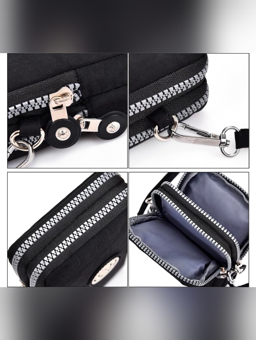 Crossbody Bag Phone Sleeve Concert Venue Festival Adjustable Strap Arm Wrist NWT - Picture 9 of 13